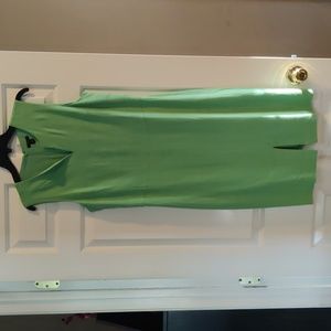 NWT Ann Taylor Factory Green sleeveless dress